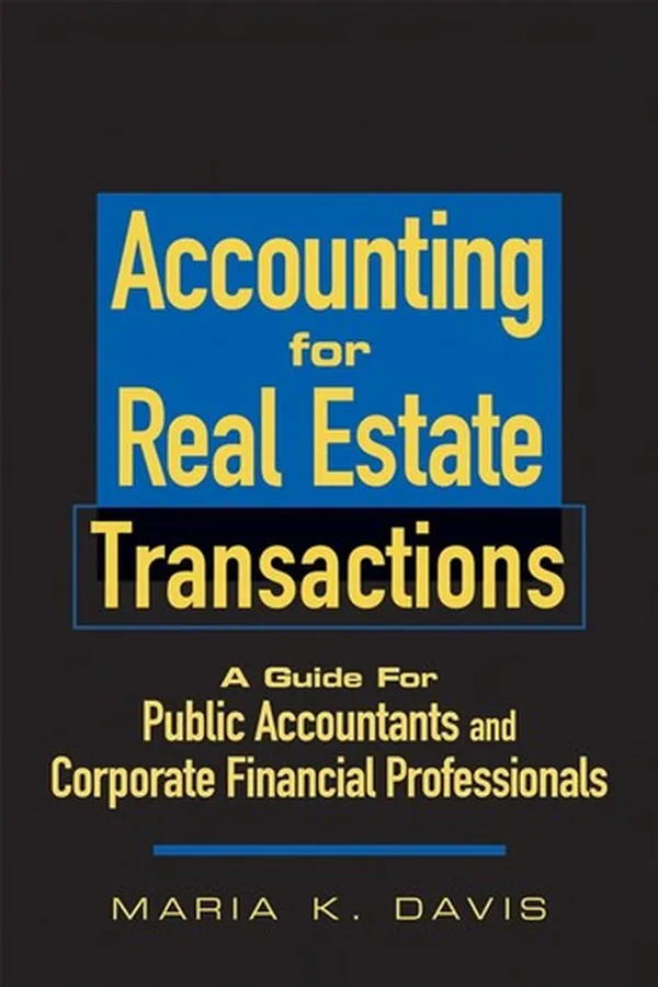 Capa de Accounting for real estate transactions