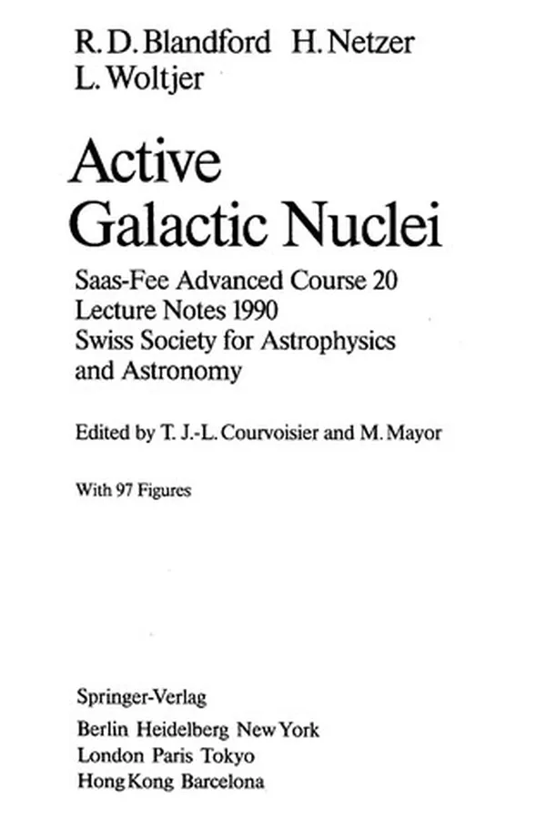 Cover of Active galactic nuclei