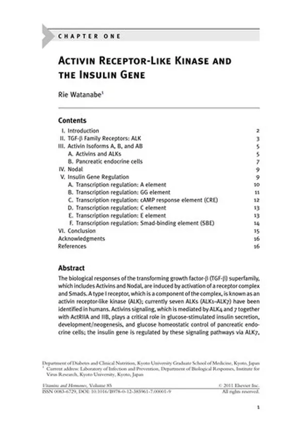 Capa de Activins and inhibins