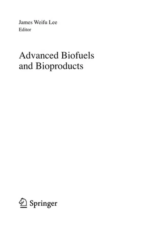Capa de Advanced Biofuels and Bioproducts