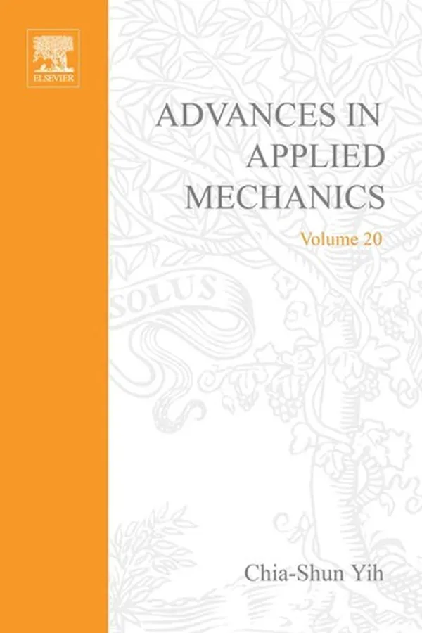 Capa de Advances in Applied Mechanics, 20