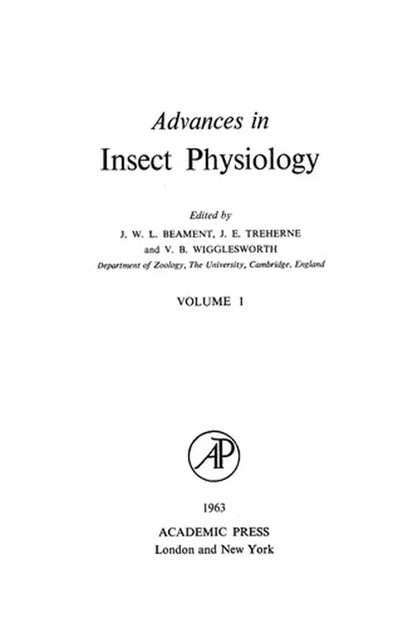Capa de Advances in Insect Physiology, 1.