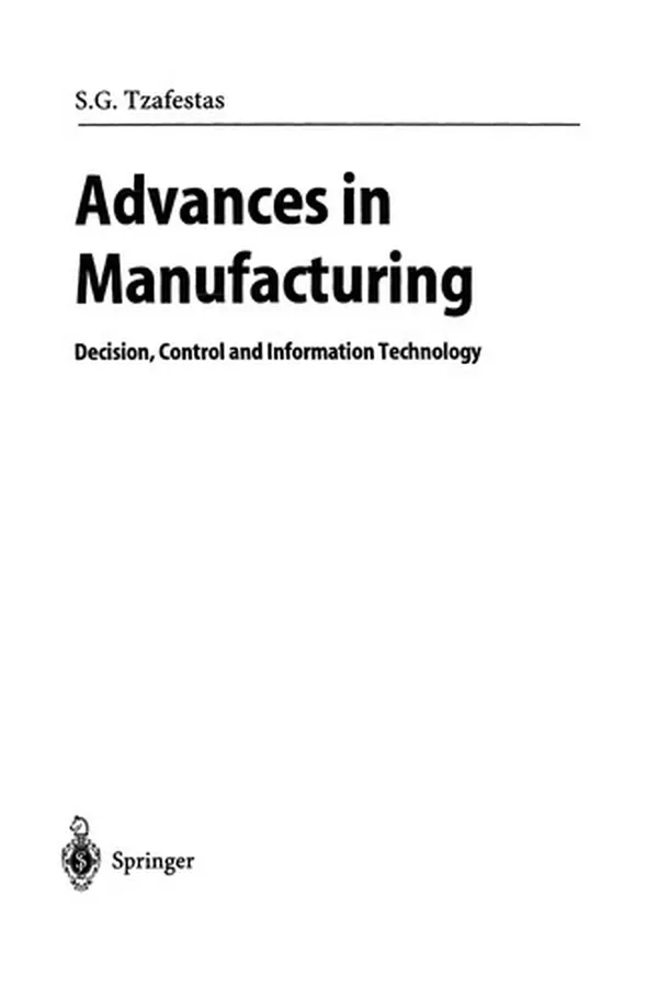 Capa de Advances in Manufacturing