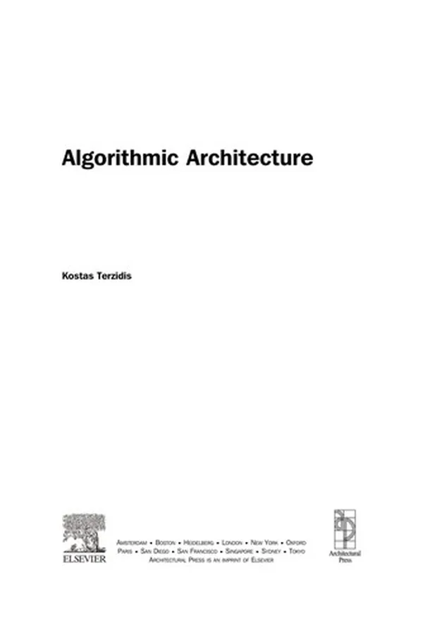 Cover of Algorithmic architecture