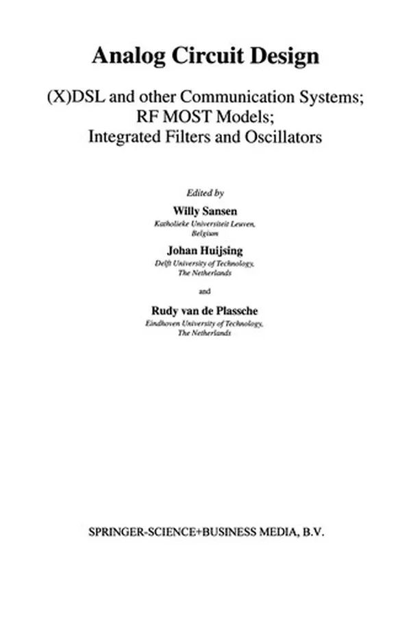 Capa de Analog Circuit Design