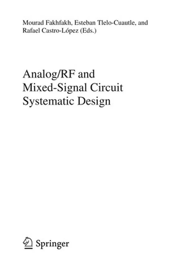 Capa de Analog/RF and Mixed-Signal Circuit Systematic Design