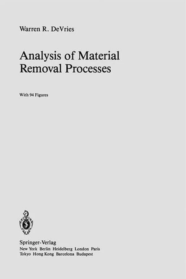 Capa de Analysis of Material Removal Processes