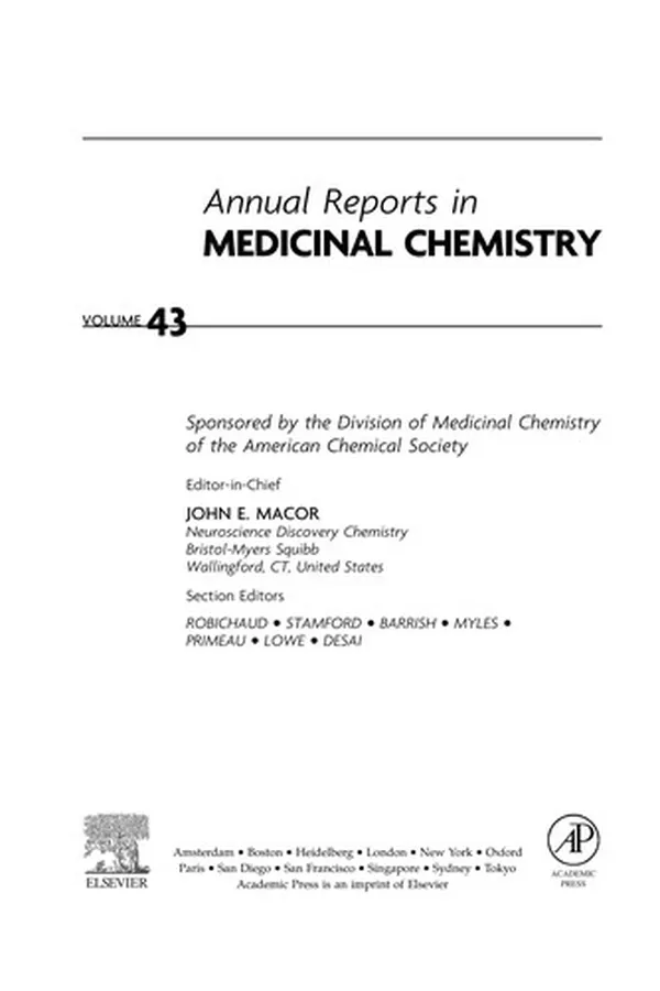Capa de Annual reports in medicinal chemistry