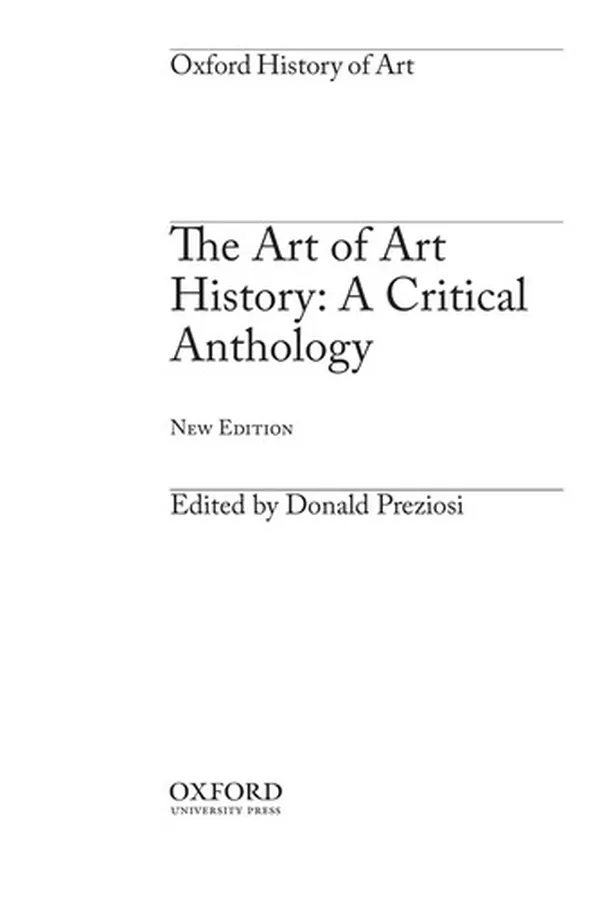 Capa de The art of art history