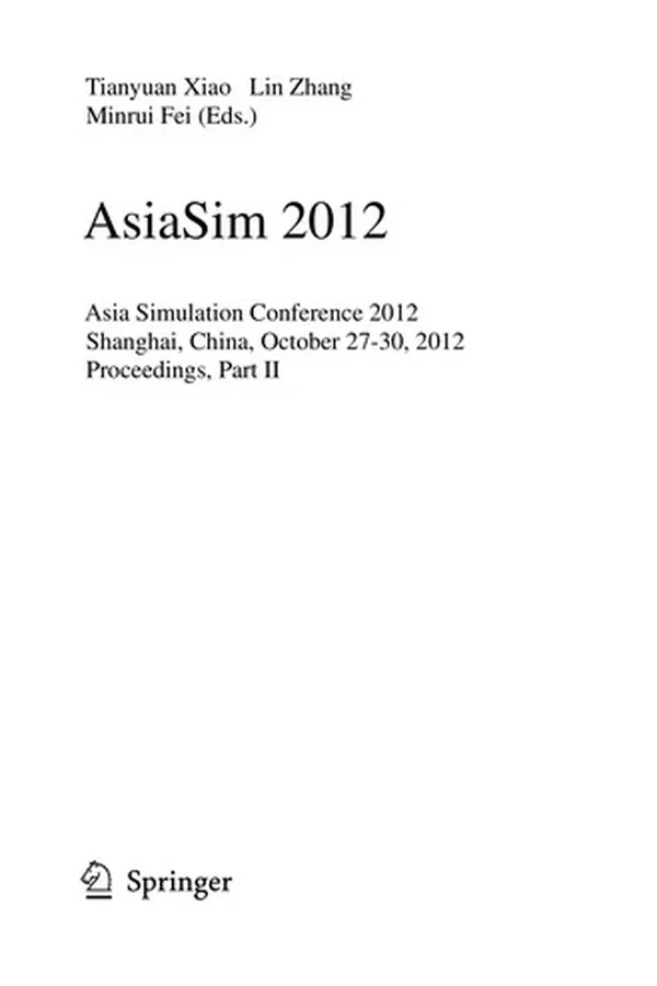Cover of AsiaSim 2012