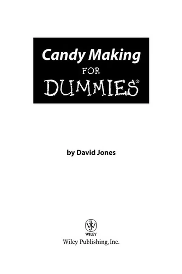 Capa de Candy making for dummies