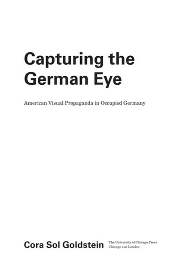 Capa de Capturing the German eye