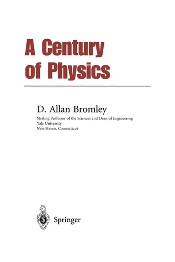 Capa de A Century of Physics