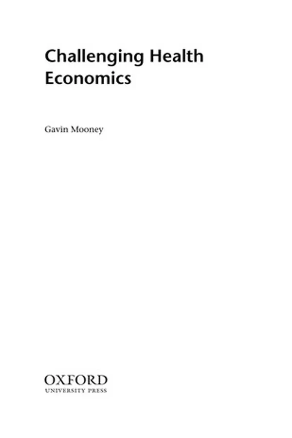 Capa de Challenging health economics