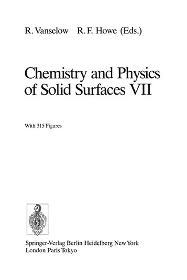 Capa de Chemistry and Physics of Solid Surfaces VII