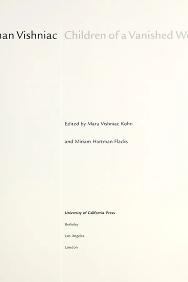 Capa de Children of a vanished world