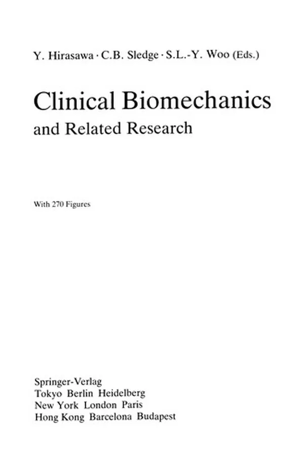 Capa de Clinical Biomechanics and Related Research