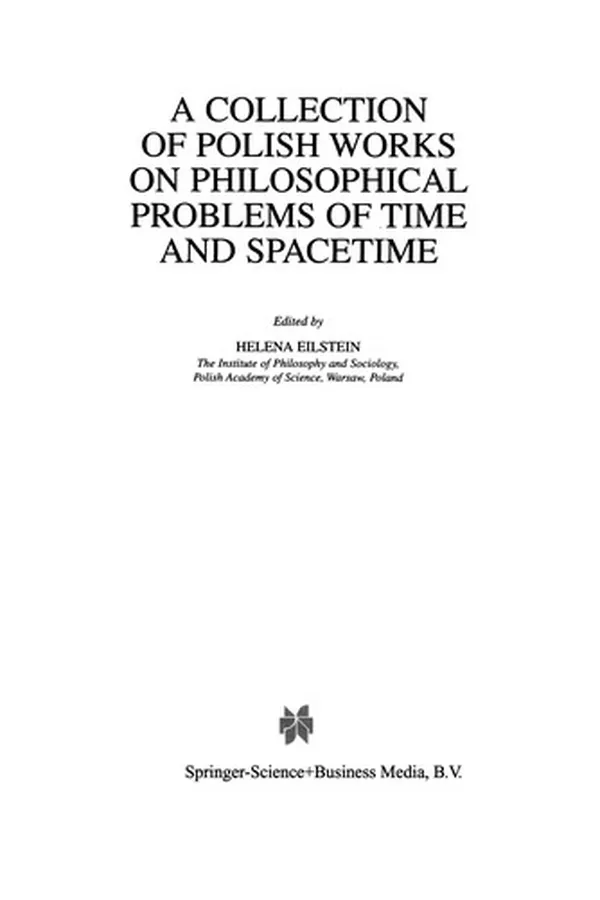Capa de A Collection of Polish Works on Philosophical Problems of Time and Spacetime