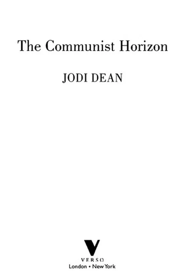 Capa de The communist horizon