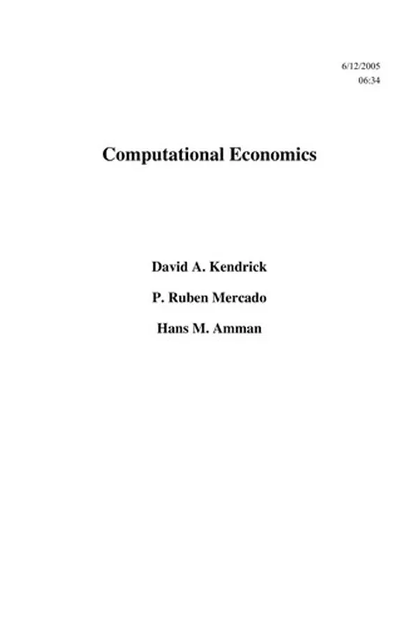 Capa de Computational economics