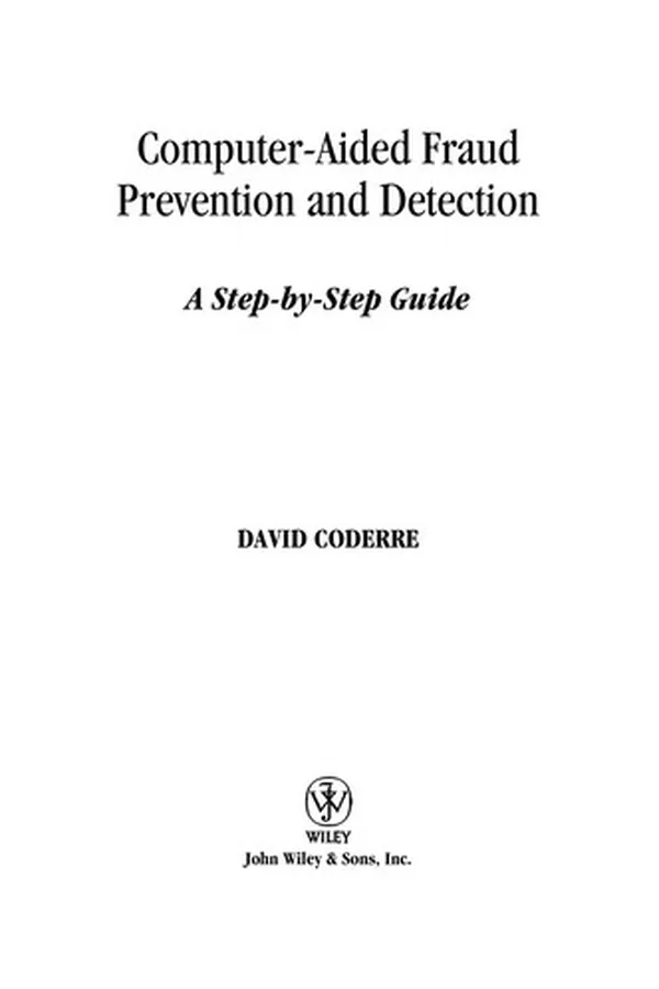 Cover of Computer-aided fraud prevention and detection