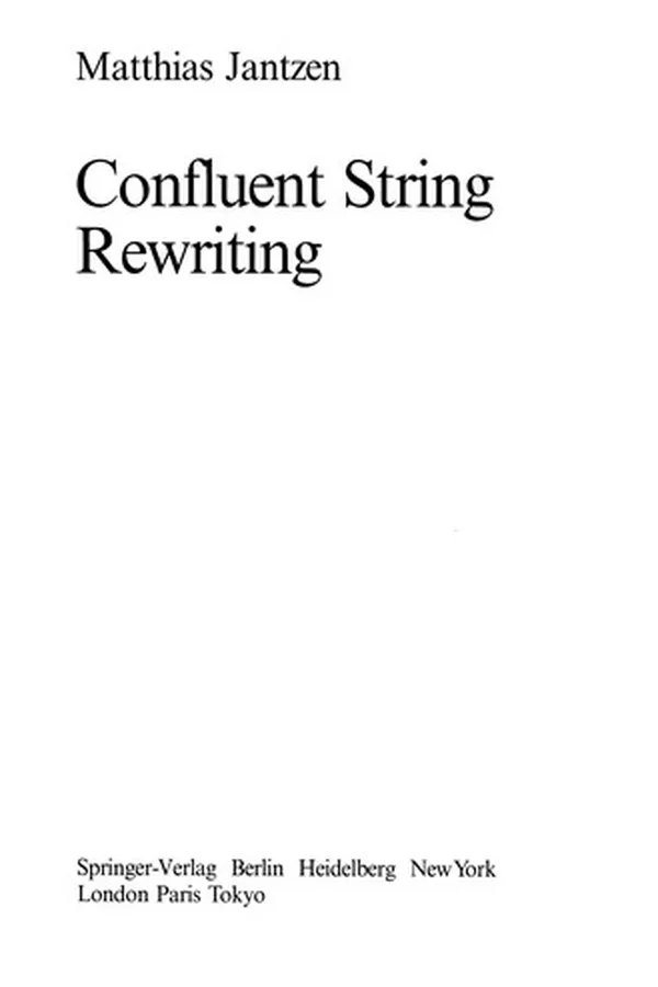 Capa de Confluent String Rewriting