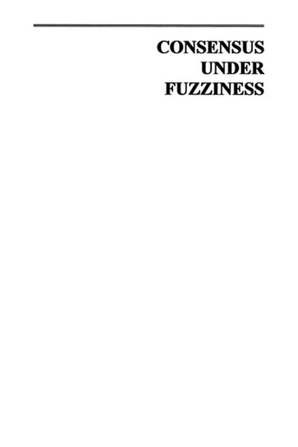 Capa de Consensus Under Fuzziness