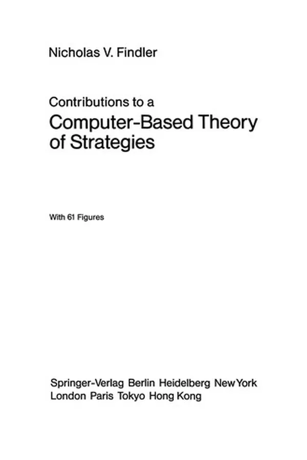 Capa de Contributions to a Computer-Based Theory of Strategies