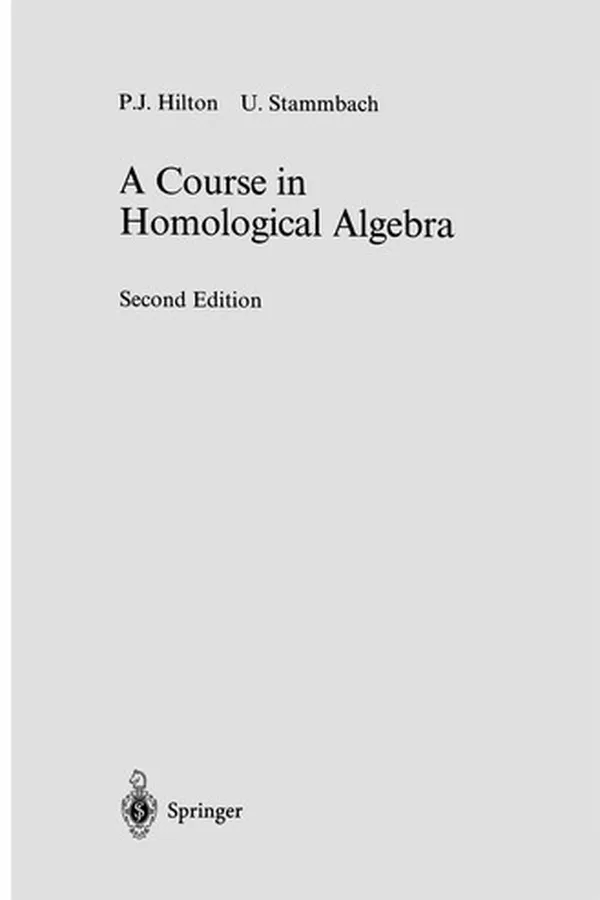 Capa de A Course in Homological Algebra