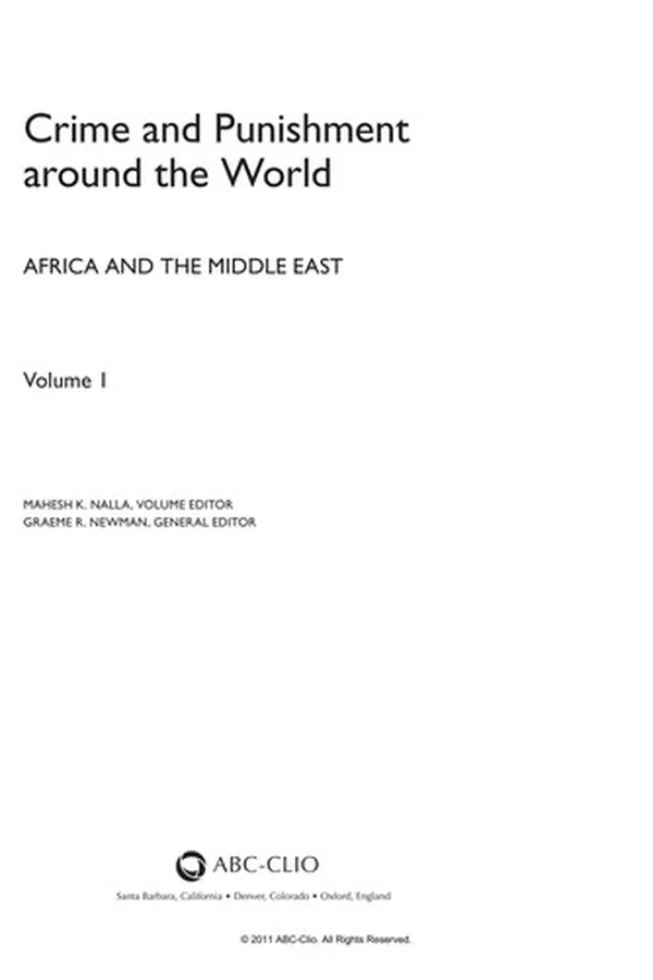Capa de Crime and punishment around the world