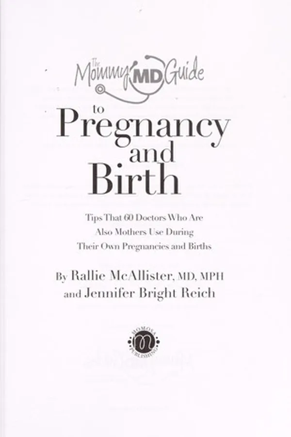 Capa de The mommy MD guide to pregnancy and birth