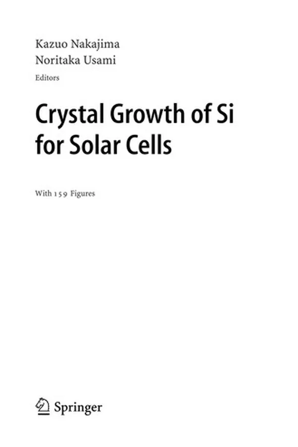 Capa de Crystal growth of Si for solar cells