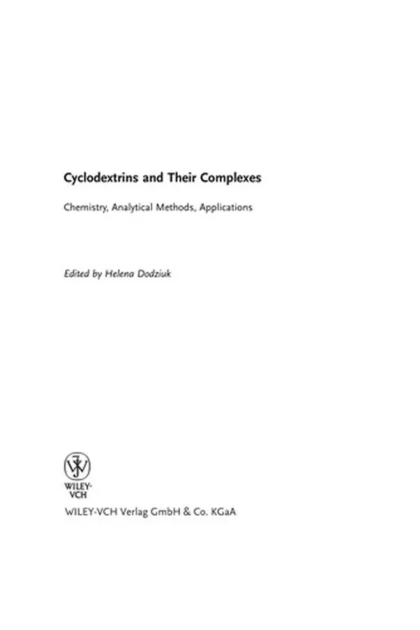 Capa de Cyclodextrins and their complexes