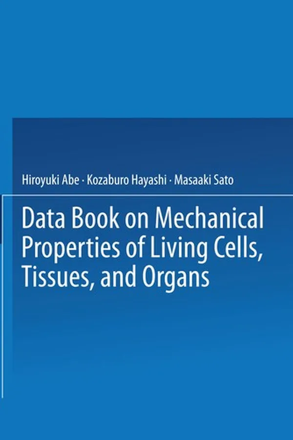Capa de Data book on mechanical properties of living cells, tissues, and organs