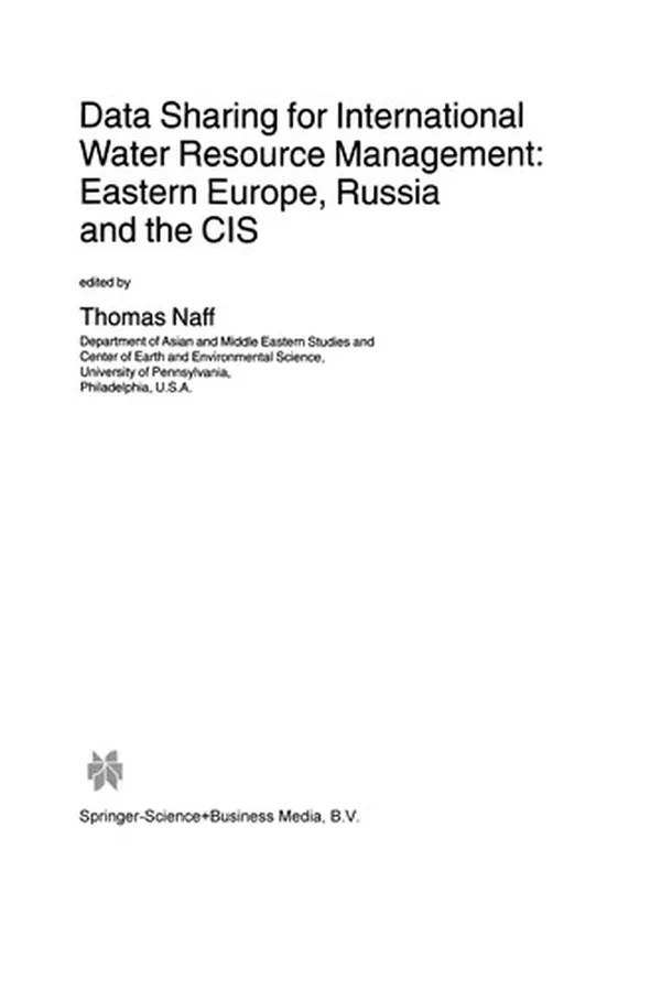 Capa de Data Sharing for International Water Resource Management: Eastern Europe, Russia and the CIS