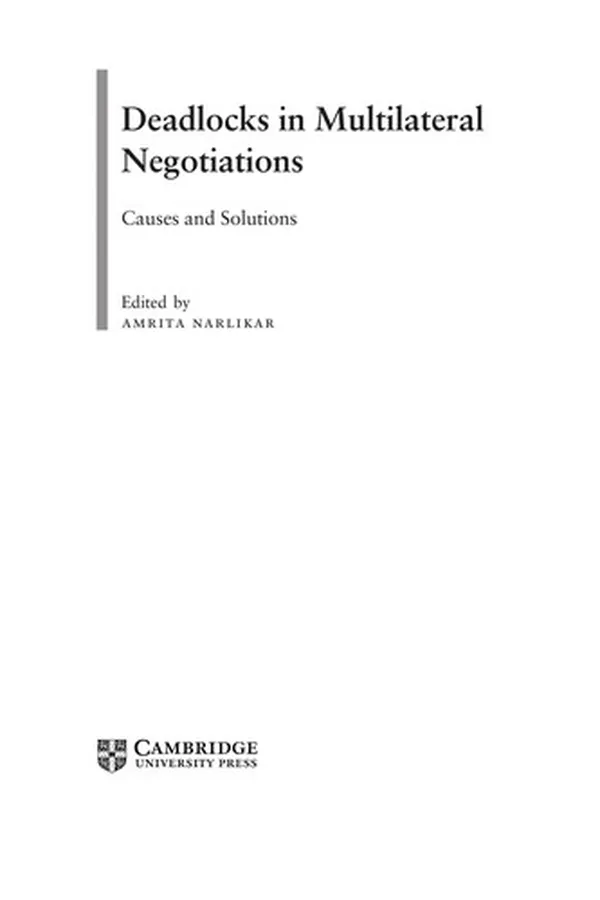 Capa de Deadlocks in multilateral negotiations