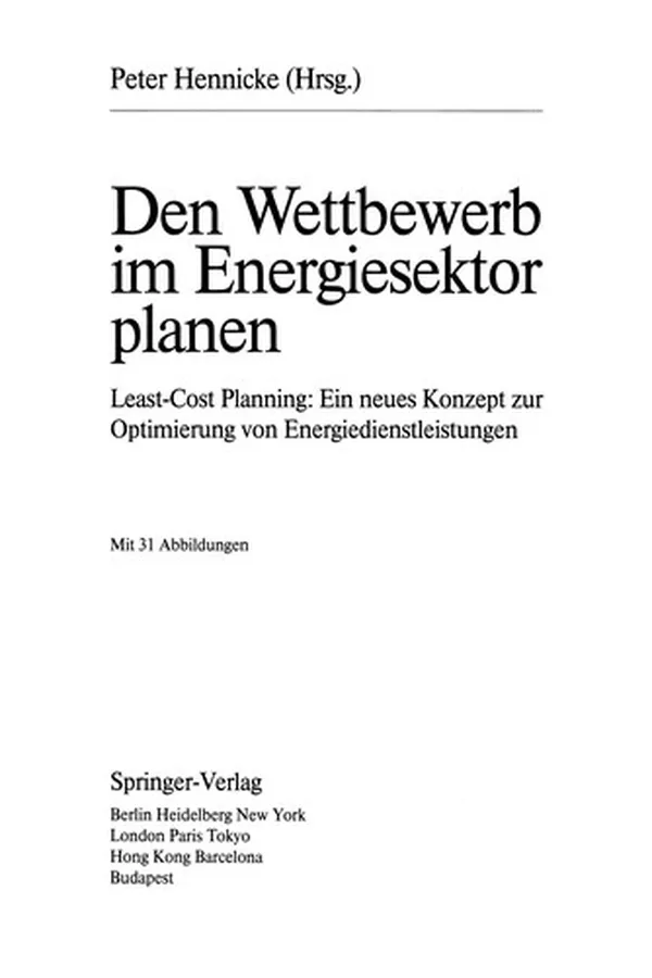 Capa de Den Wettbewerb im Energiesektor planen
