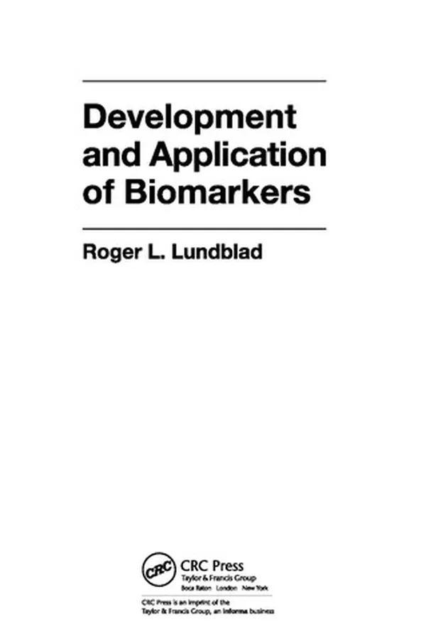 Capa de Development and application of biomarkers
