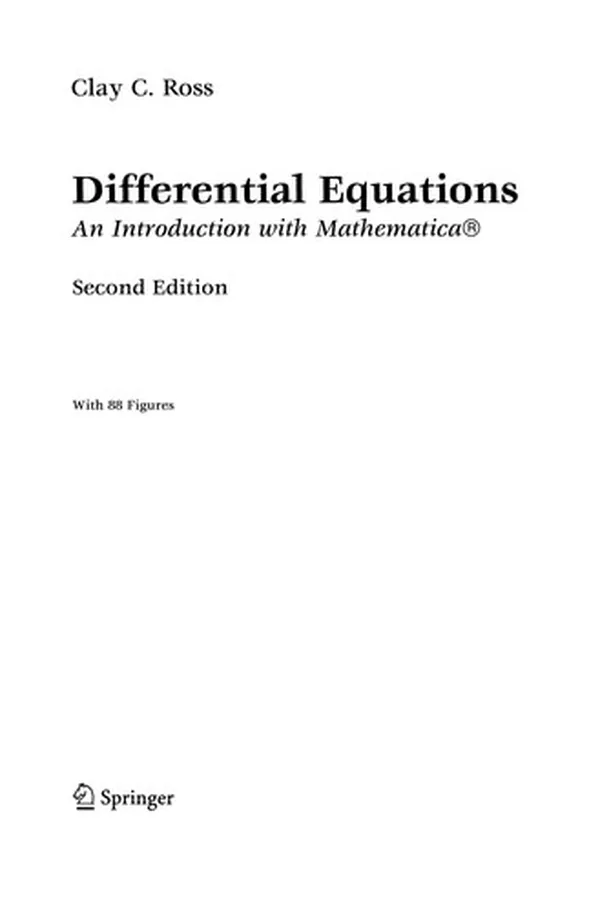 Capa de Differential Equations