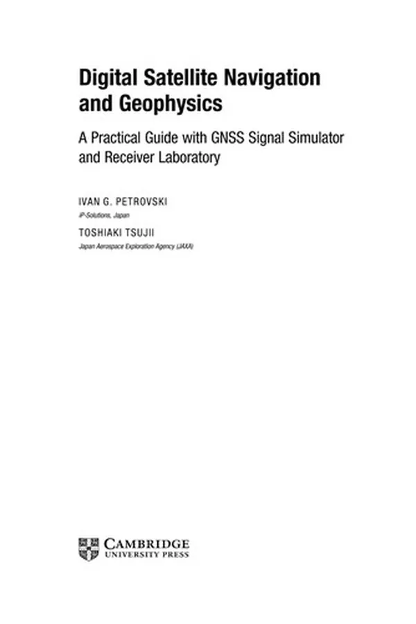 Capa de Digital satellite navigation and geophysics