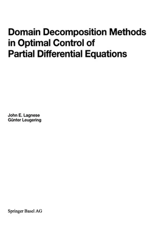 Capa de Domain Decomposition Methods in Optimal Control of Partial Differential Equations