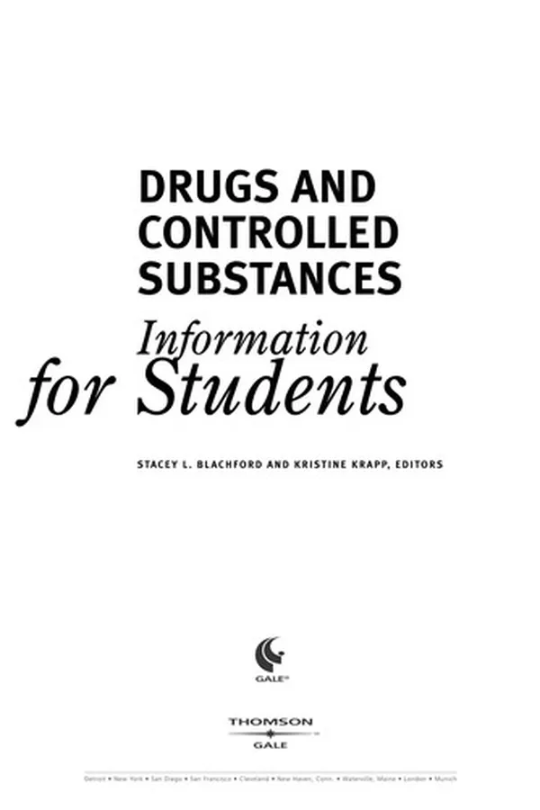 Capa de Drugs and controlled substances