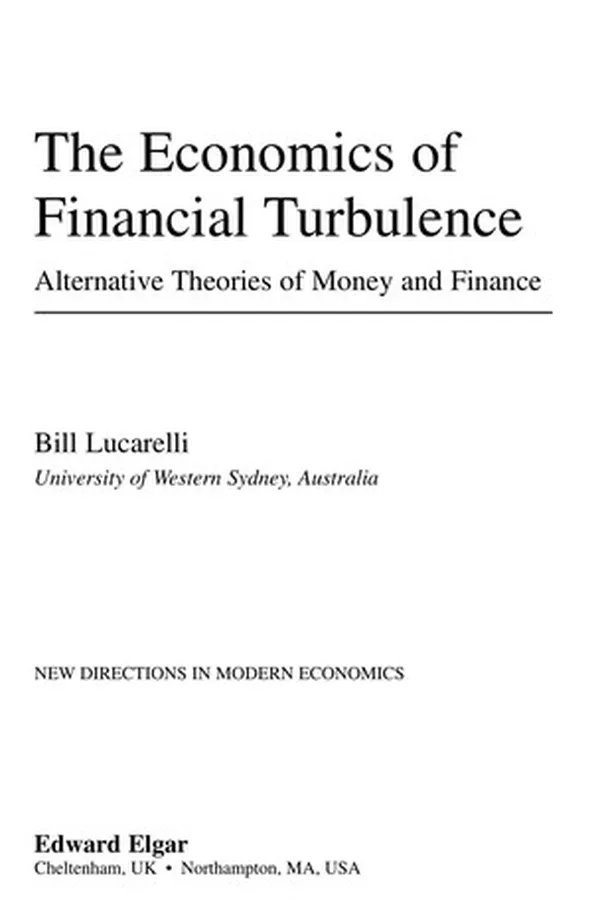 Capa de The Economics of Financial Turbulence