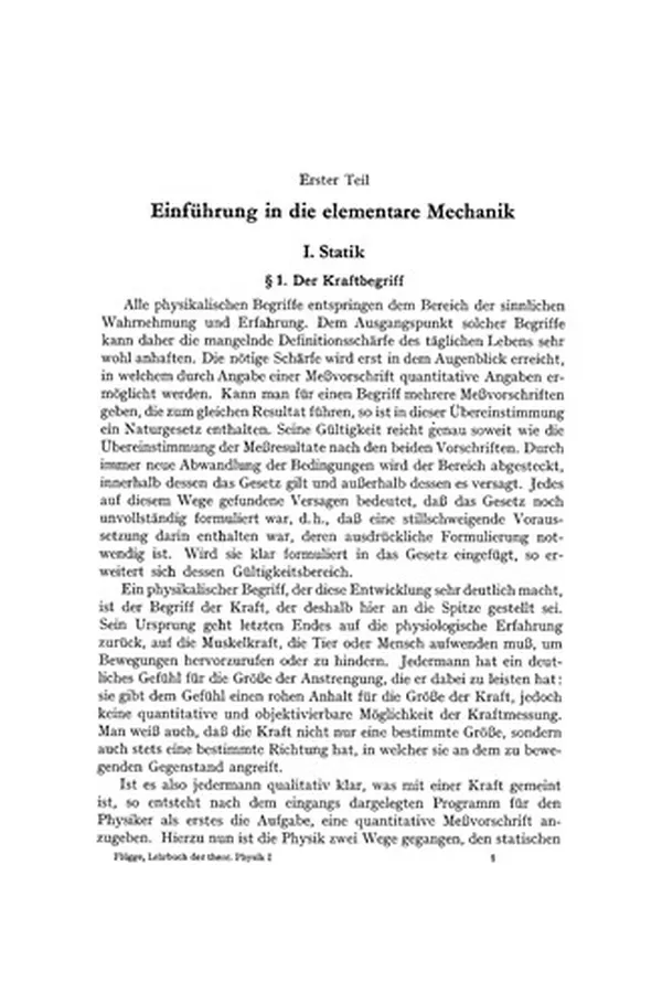 Capa de Elementare Mechanik und Kontinuumsphysik