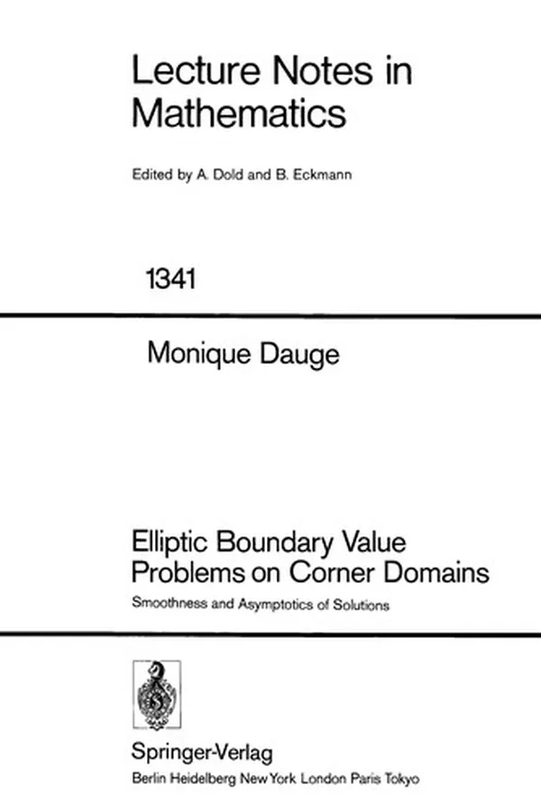 Cover of Elliptic boundary value problems on corner domains