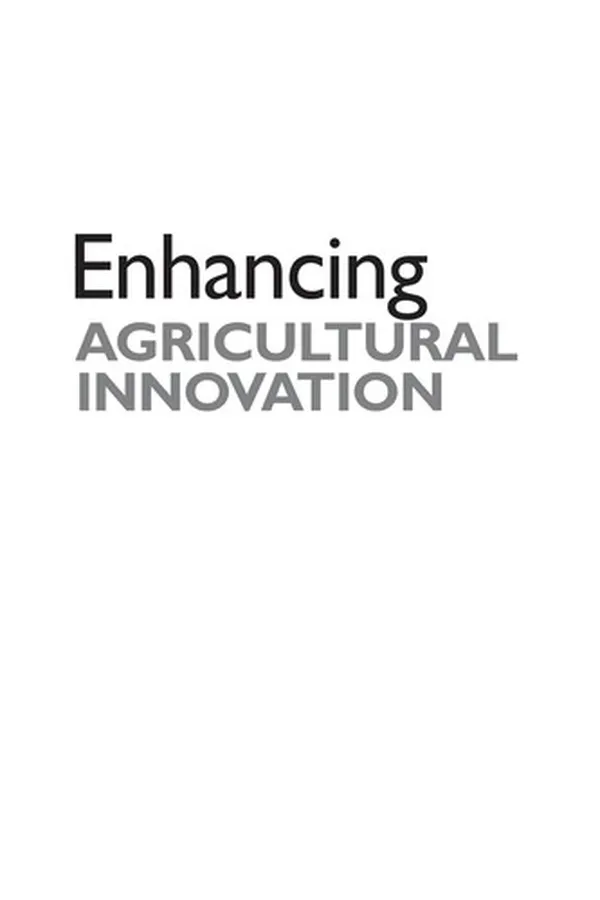 Capa de Enhancing agricultural innovation