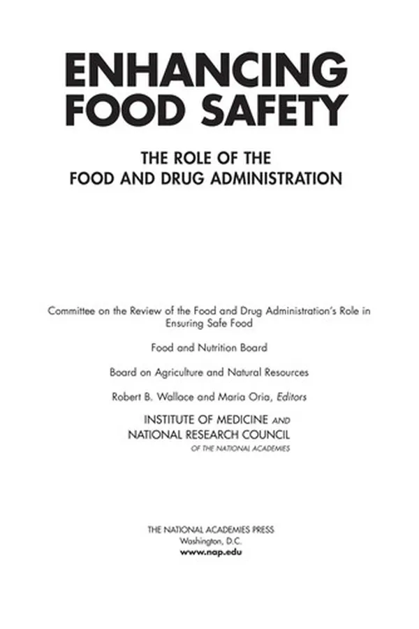 Capa de Enhancing food safety