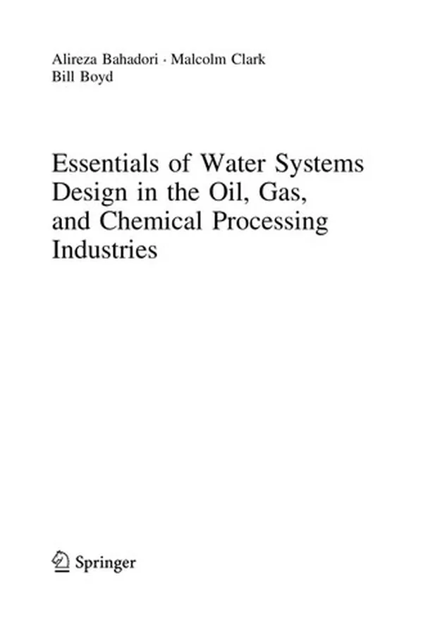 Capa de Essentials of Water Systems Design in the Oil, Gas, and Chemical Processing Industries