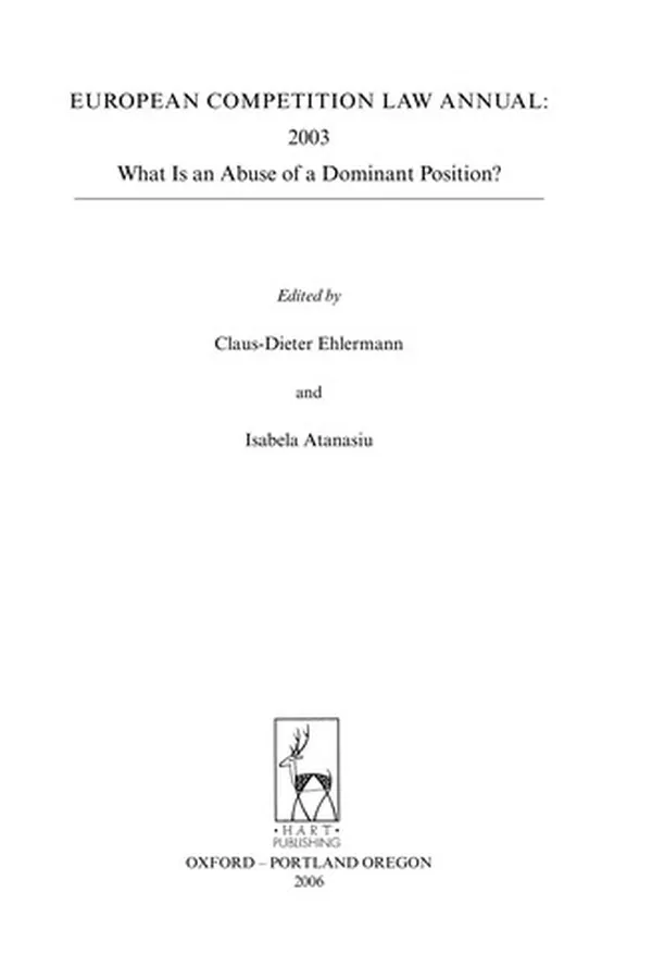 Capa de European Competition Law Annual 2003