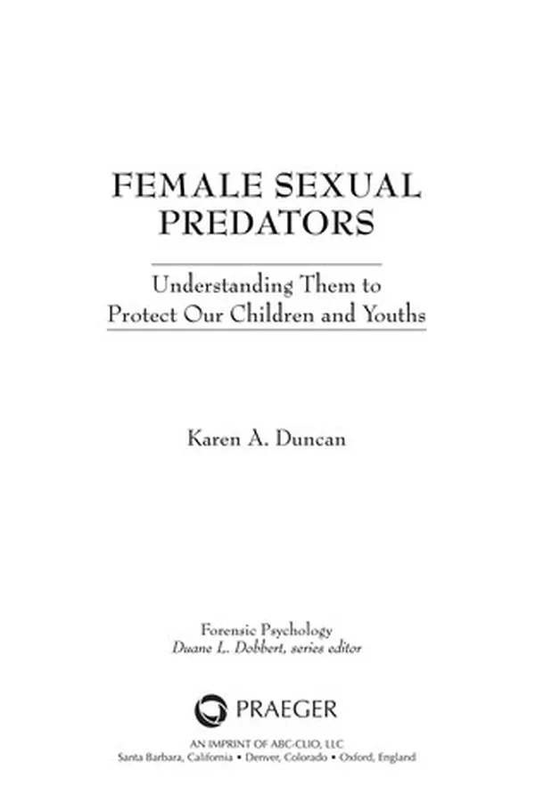 Capa de Female sexual predators